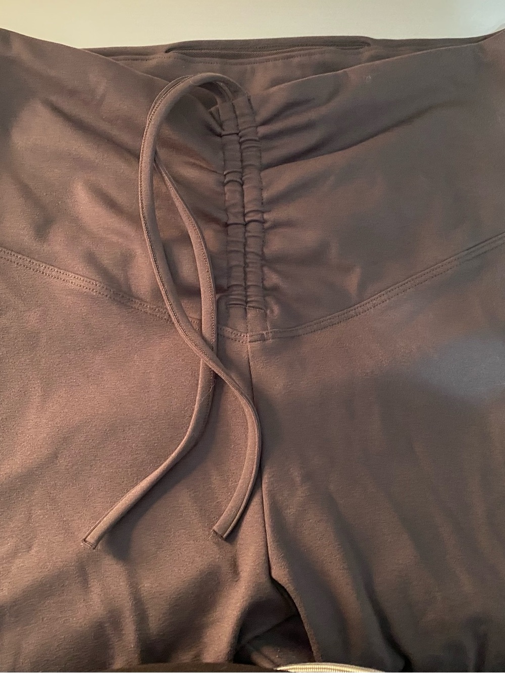 Victoria's Secret Brown Drawstring High-Waist Leggings